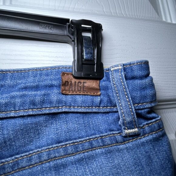 PAIGE Women’s Skyline Ankle Peg Mid Rise Medium Wash Jeans Size 26 - Picture 7 of 7